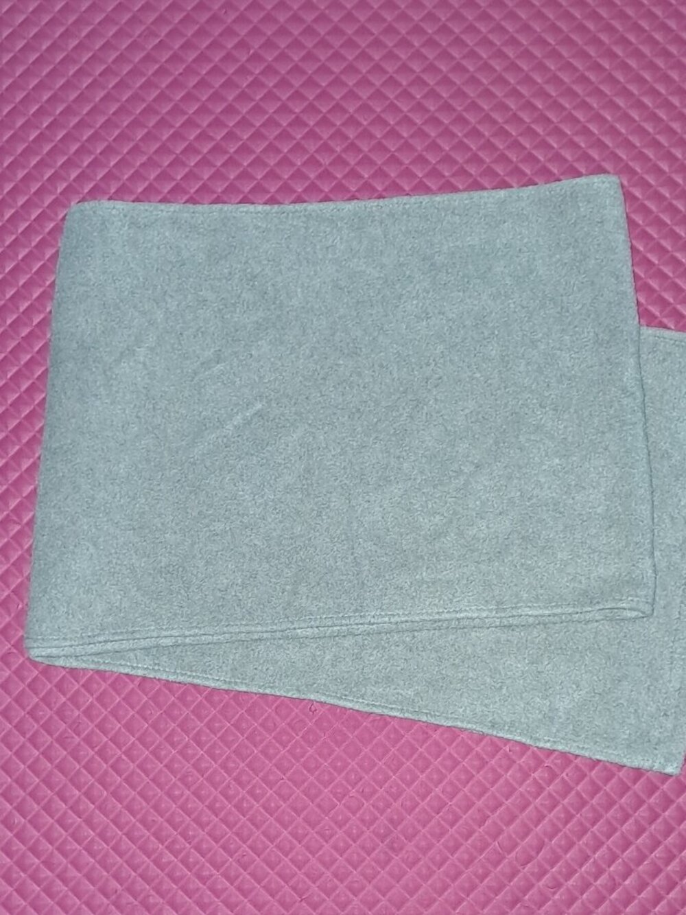 NEW ST. JOHN'S BAY Beige Fleece Scarf 59" x 10" Soft Lightweight